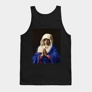 The Virgin in Prayer - Giovanni Battista Salvi da Sassoferrato Tank Top